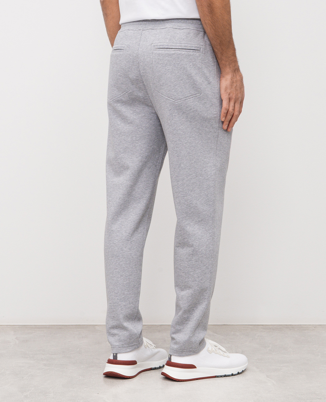 

Grey cotton sweatpants Brunello Cucinelli