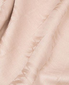 Max Mara Beige GELATO scarf made of wool and silk MXAGELATO