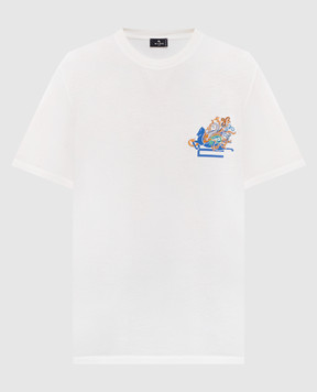 Etro White T-shirt WRMA0005AR477