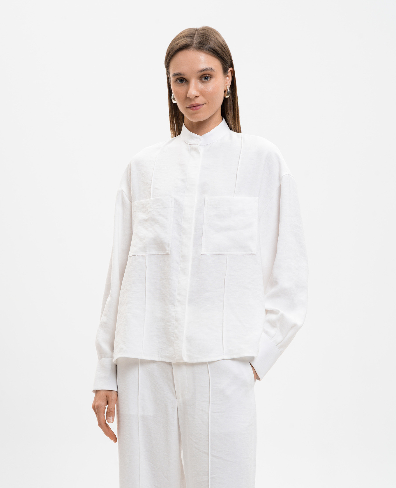 

White shirt with monogram Dondup