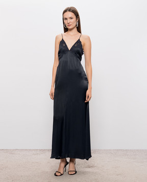 Twinset Black dress with broderie embroidery 262TT2171