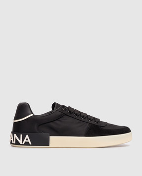 Dolce&Gabbana Black sneakers with logo CS2392A0136