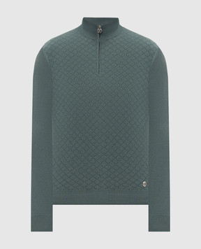 Stefano Ricci Green cashmere and silk jumper K808114L01F26379