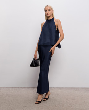 Loulou de Saison Blue CAMI silk top CAMI