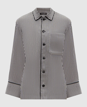 Ann Demeulemeester Coby Striped Shirt in Pajama Force B0014007FA737