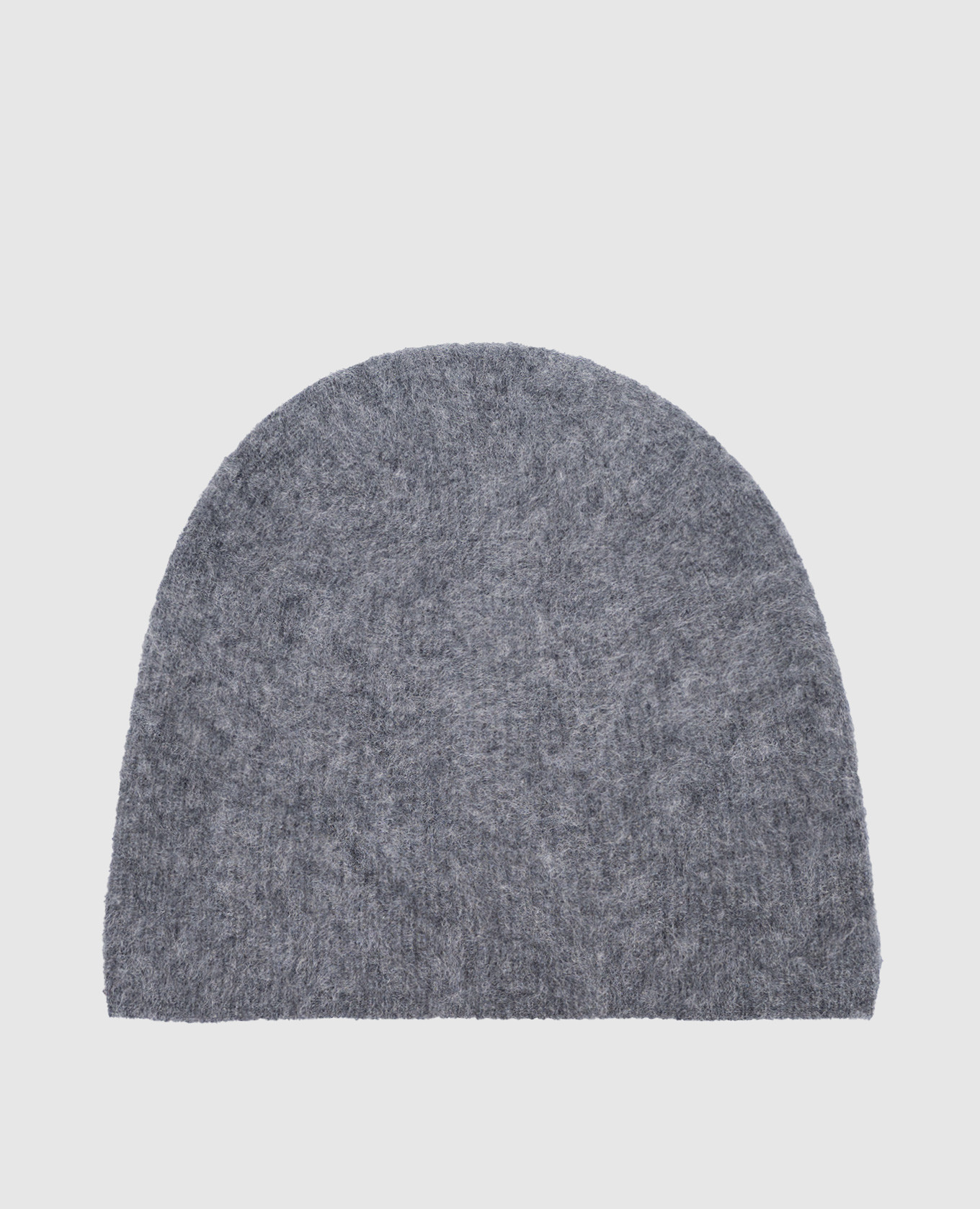Gray YANA hat made of wool, cashmere and silk