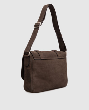 Orciani Brown Jones nubuck bag P00758NAB