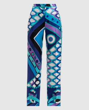 PUCCI Vivara printed silk pants 6HRT116H873