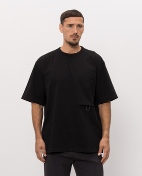 Bottega Veneta Black straight-cut T-shirt 875394V6P30