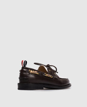 Thom Browne Brown leather derby shoes FFF190D06764