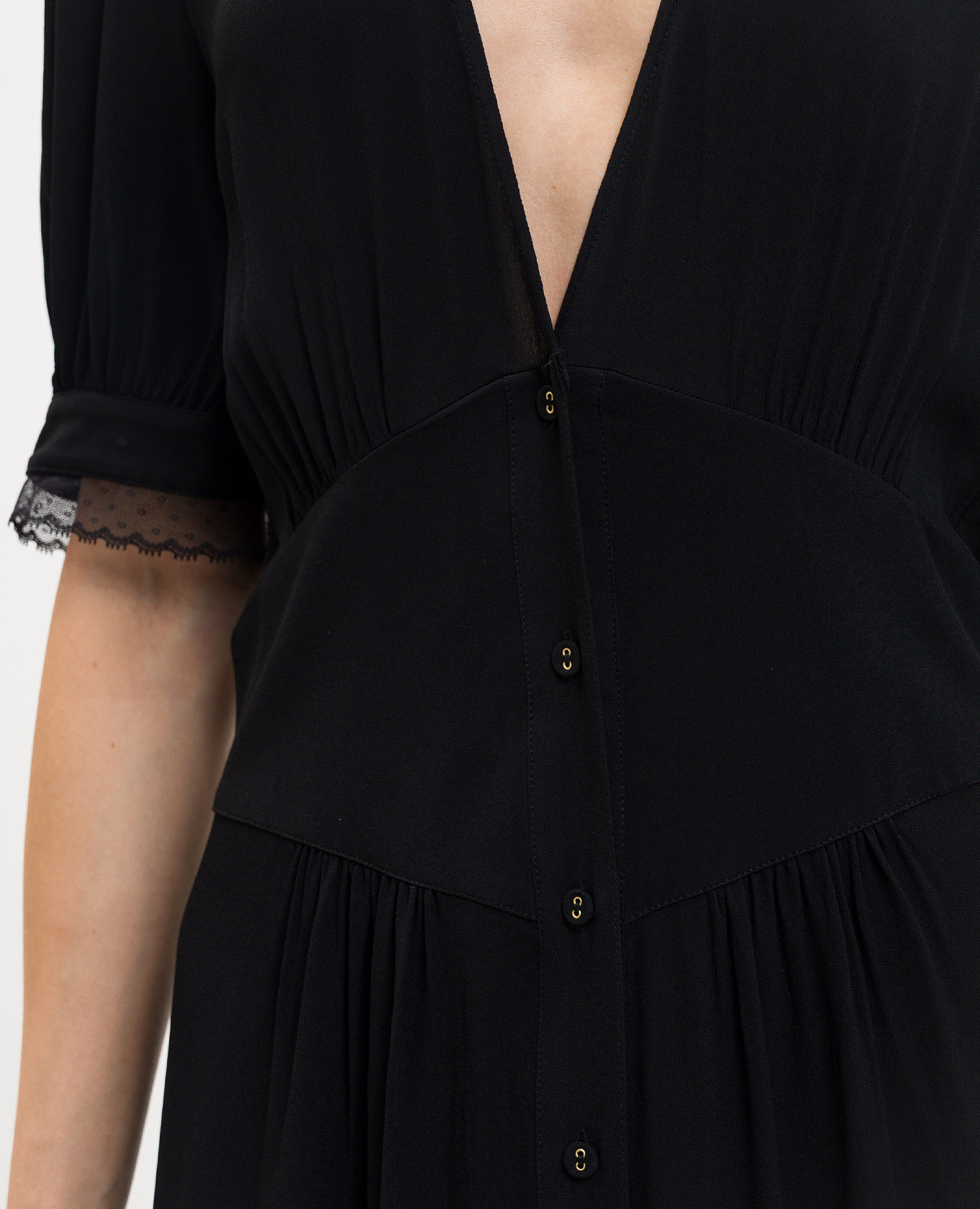 

Black midi dress Twinset