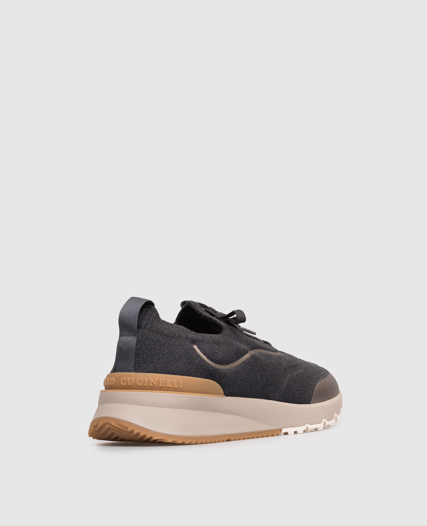 

Grey sneakers with logo Brunello Cucinelli