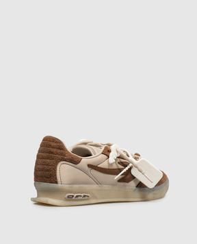 Off-White End Of Play brown combination sneakers OF05968210