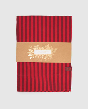 Pip Studio Red Stripes tablecloth with logo 51035088