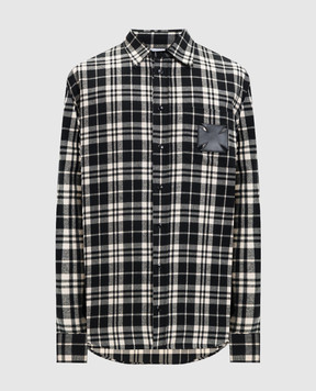 Vetements Black checkered shirt ME76FS059BWm
