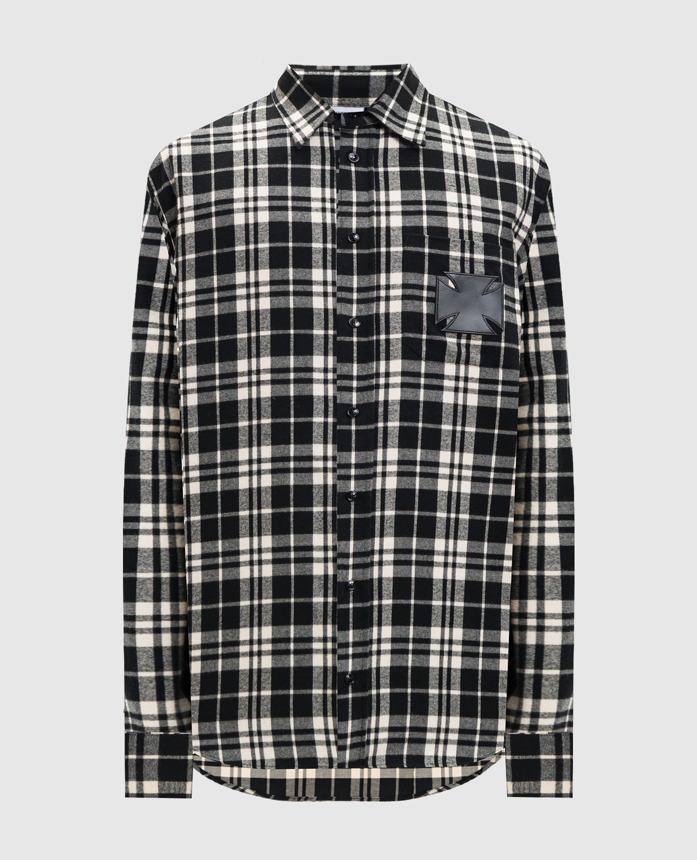 

Black checkered shirt Vetements