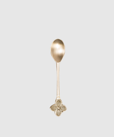 Quadrifoglio Fantasia Gold Coffee Spoon Set