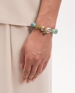 Dolman Bijoux Green elastic bracelet 33723
