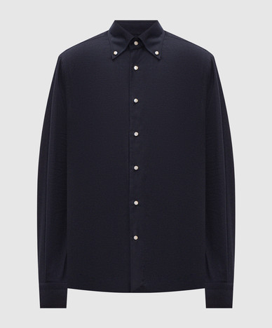 Blue cotton shirt