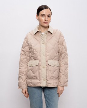Woolrich Heritage beige down jacket CFWWOU1137FRUT2635