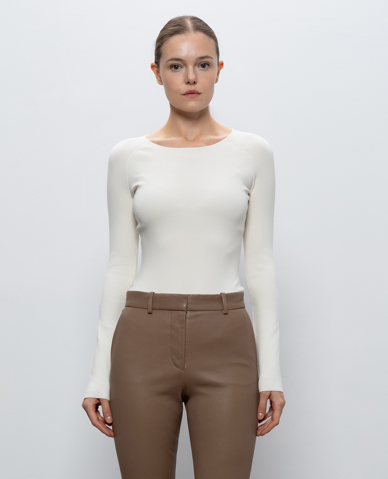 Nali long sleeve ivory with silk JOSEPH 3