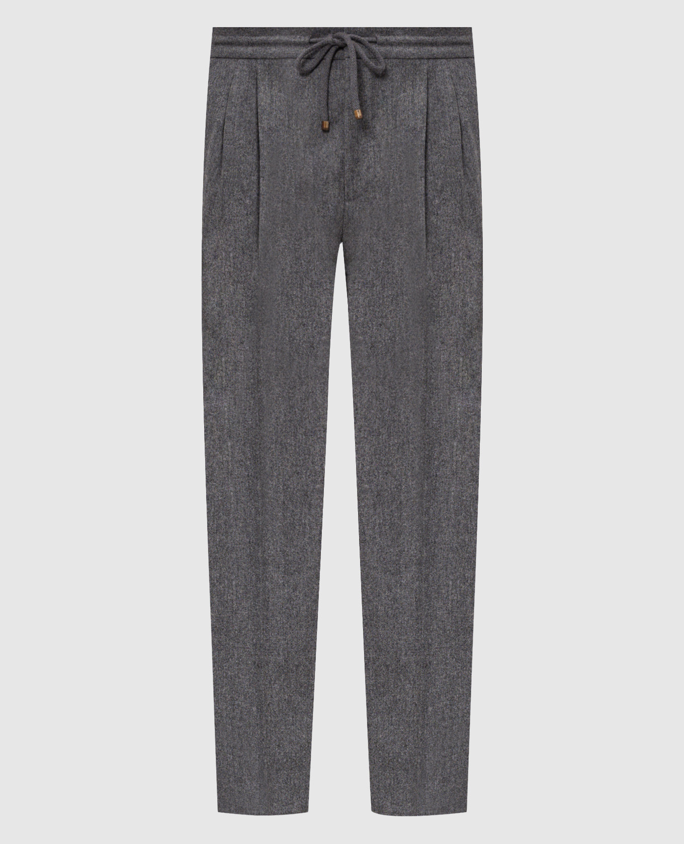 Gray wool pants