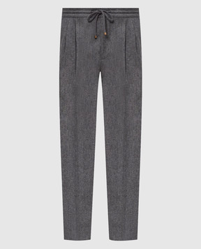 Brunello Cucinelli Gray wool pants M038PE1710