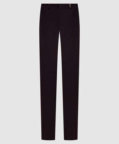 Pantalon violet avec broderie logo