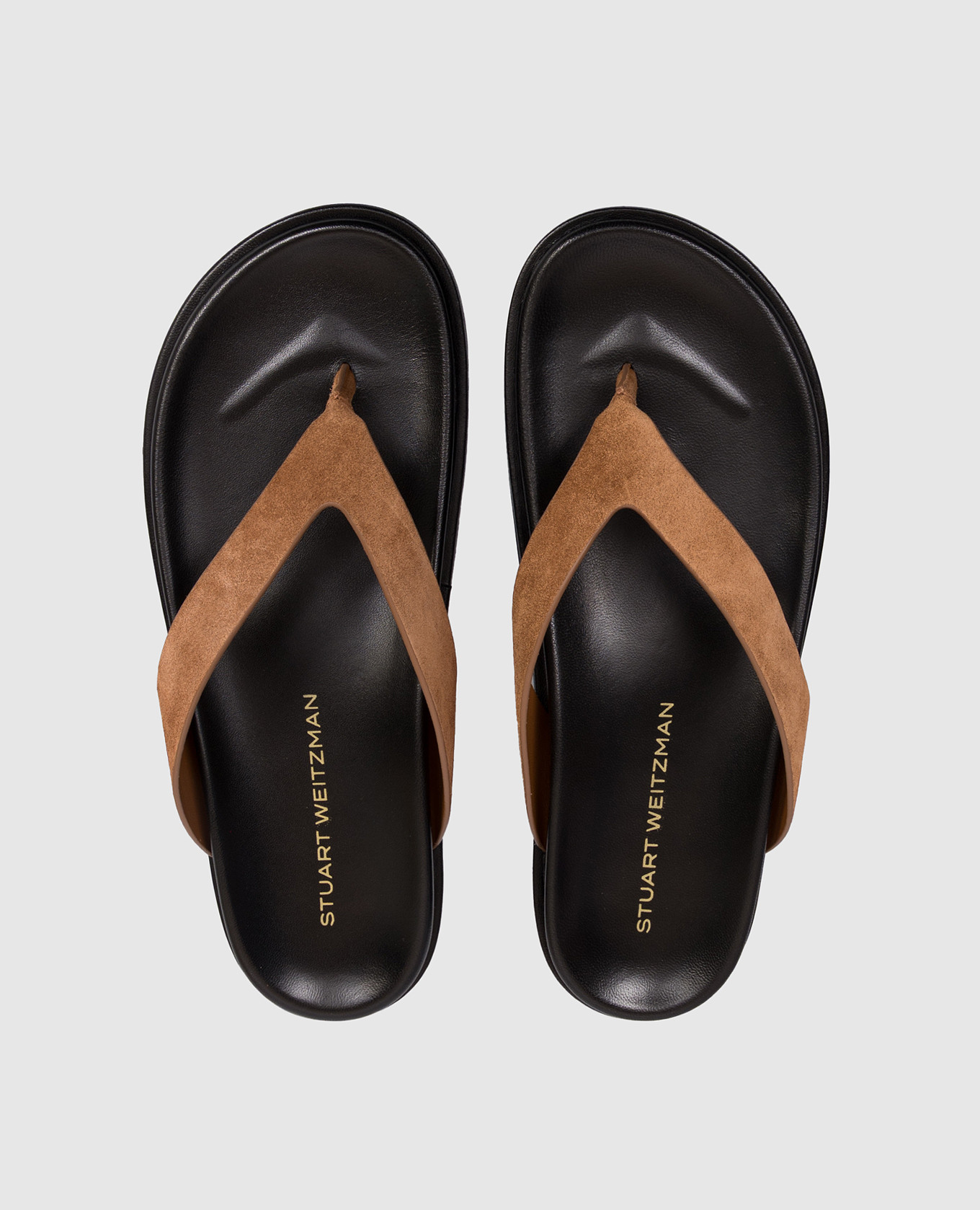 Marykate brown suede flip-flops Stuart Weitzman 4