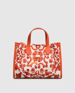 Dolce&Gabbana Children's tote bag with branded print EB0273A7131