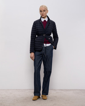 MooRER CABIRIAN blue jeans with logo patch CABIRIANJLGD