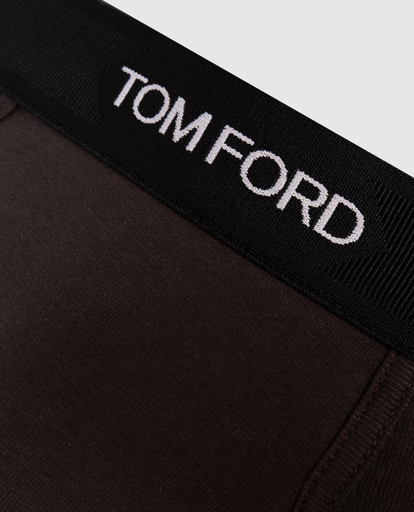 

Brown boxer briefs with contrast logo Tom Ford