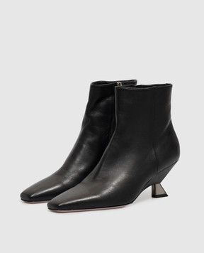 Benedetta Boroli Edna black leather ankle boots EDNA