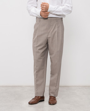 Brunello Cucinelli Beige wool pants M032PS2440