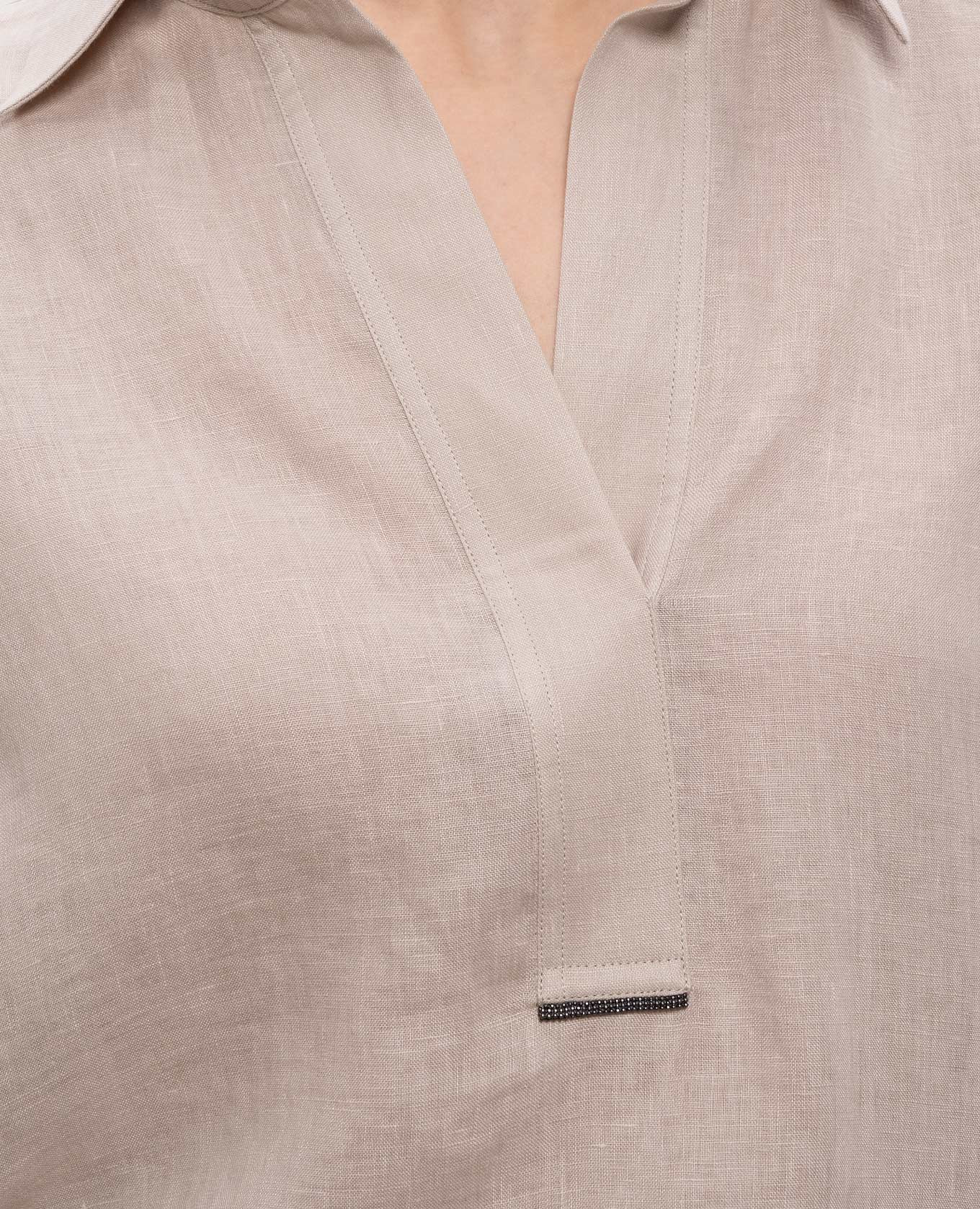 

Beige linen shirt Brunello Cucinelli