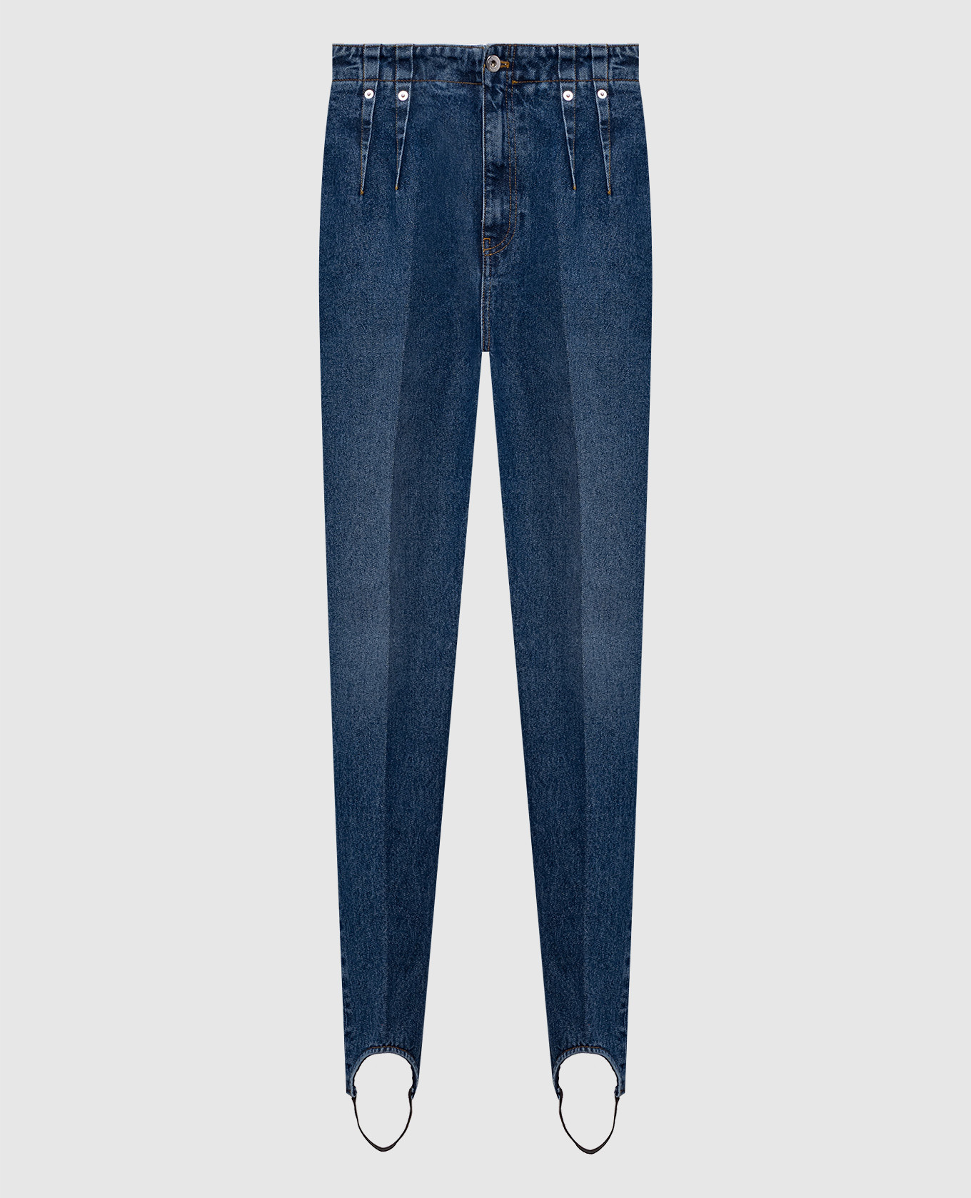 

Blue jeans with straps Thierry Mugler