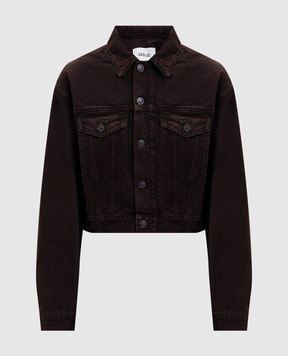 AGOLDE Radley burgundy denim jacket A5106C1183