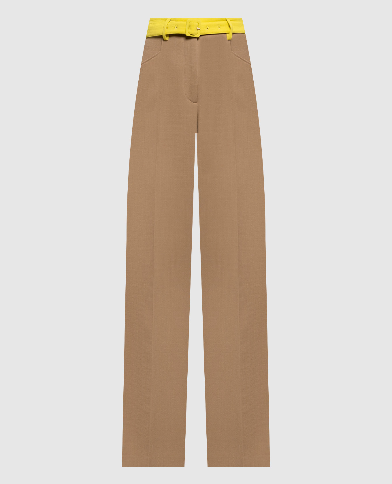 Norman brown wool trousers