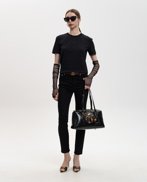 Dolce&Gabbana Black jeans with logo FTC67DG8MC2
