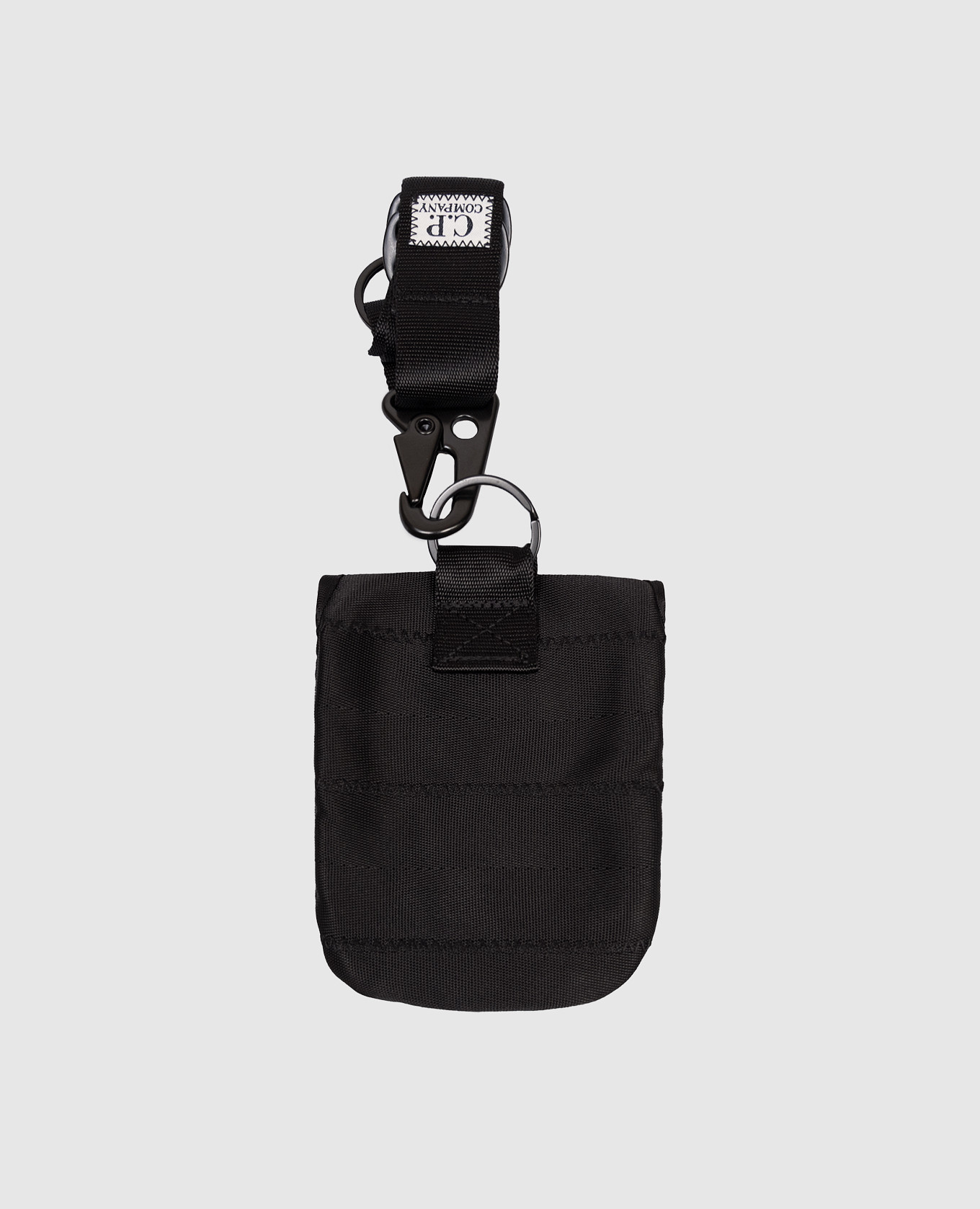 Black pocket key ring with logo C.P. Company 3