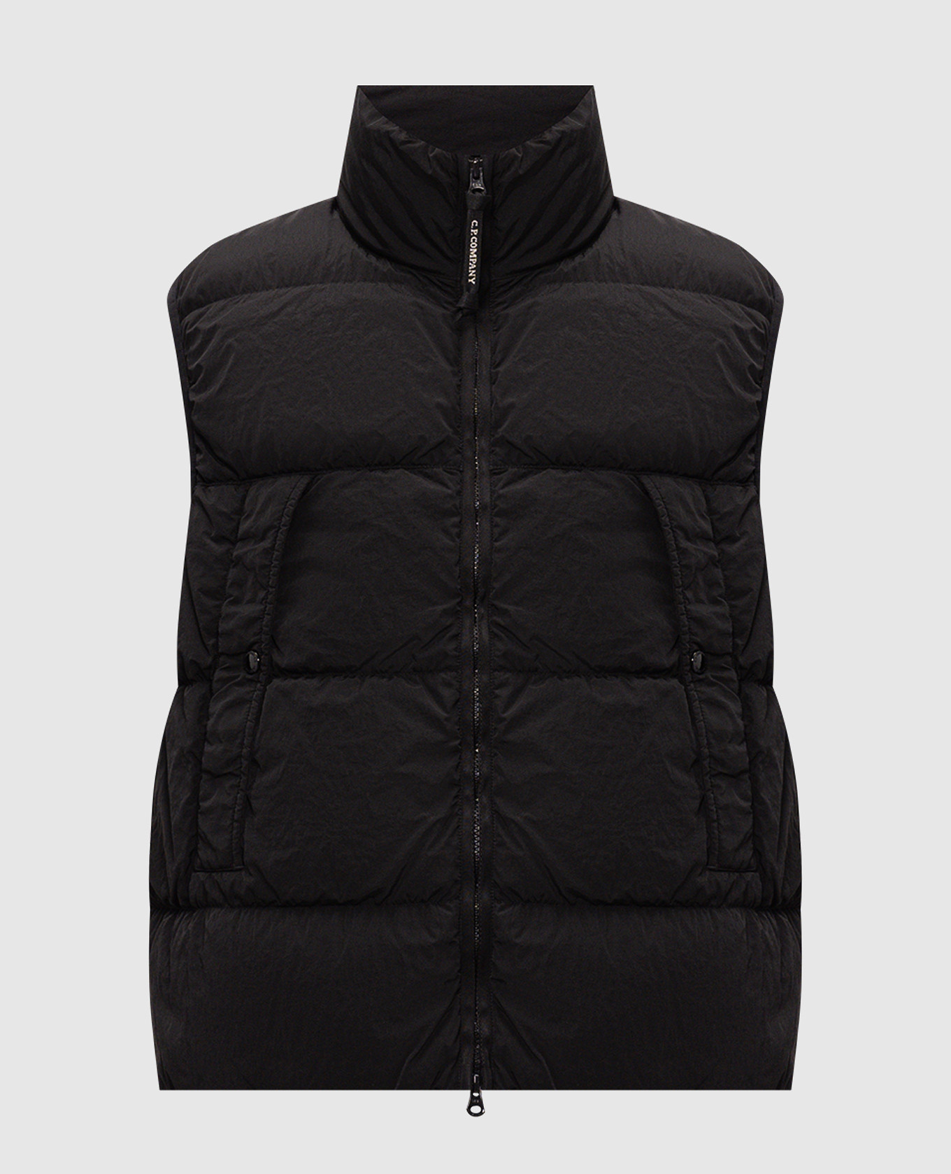 Black down vest