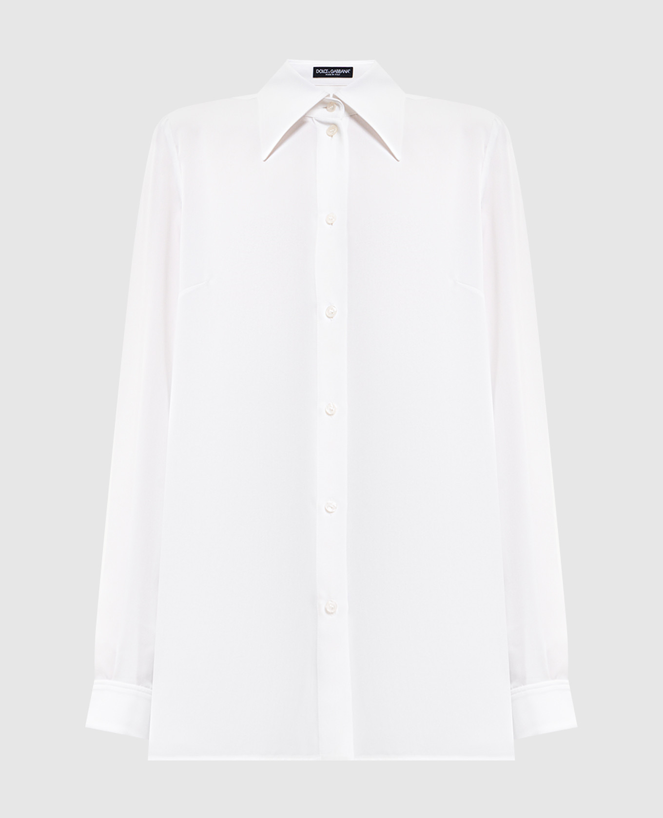 

White blouse with silk Dolce&Gabbana
