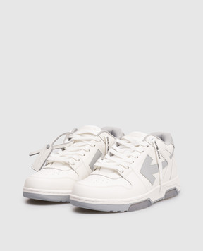 Off-White Out Of Office white leather sneakers OMIA189C99LEA019