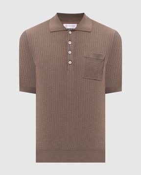 Brunello Cucinelli Brown polo M29806205