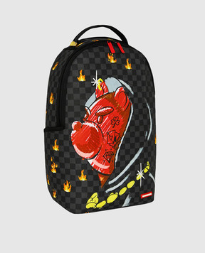 Sprayground Children's backpack DIABLO - FASTLANE 910B8690NSZ