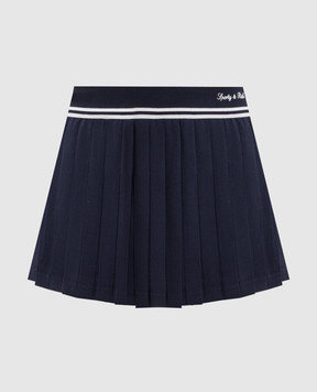 Sporty & Rich Blue pleated skirt Abigail SK01275326BL106