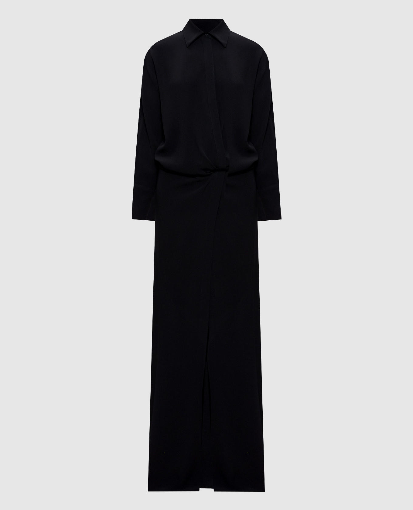 maxi shirt dress with slit Dondup