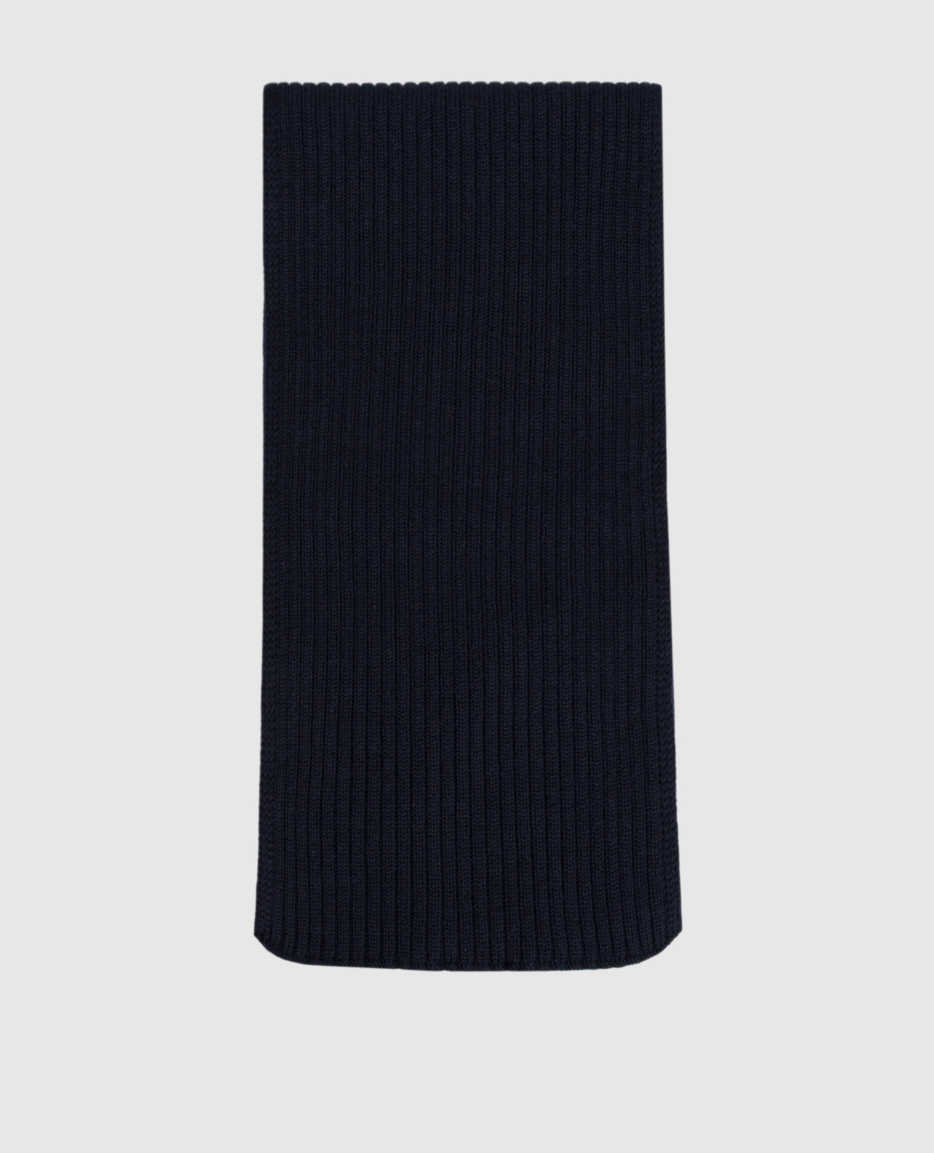 Blue merino wool scarf