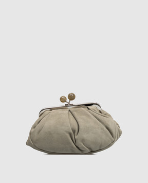 Max Mara Weekend Green suede bag KAVALOIS WKAVALOIS