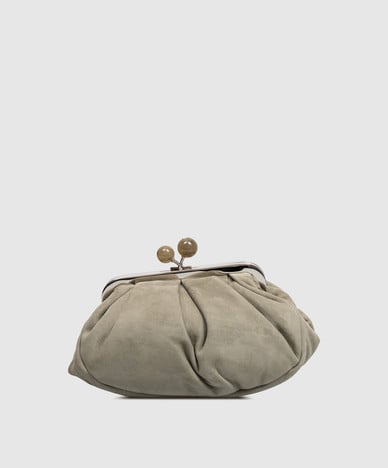 Green suede bag KAVALOIS